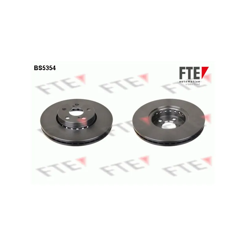 Jeu de 2 disques de frein avant FTE BS5354