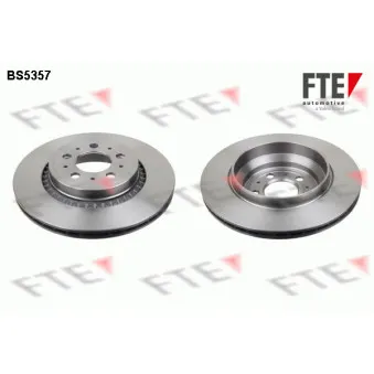 Jeu de 2 disques de frein arrière FTE BS5357