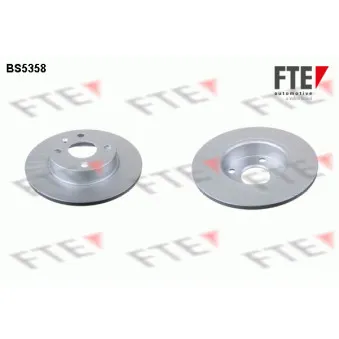 Jeu de 2 disques de frein arrière FTE BS5358