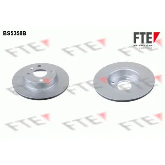 Jeu de 2 disques de frein arrière FTE BS5358B