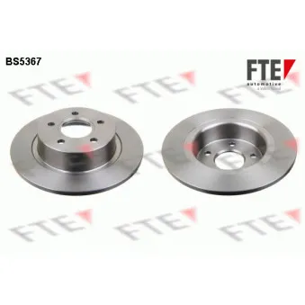 Jeu de 2 disques de frein arrière FTE BS5367