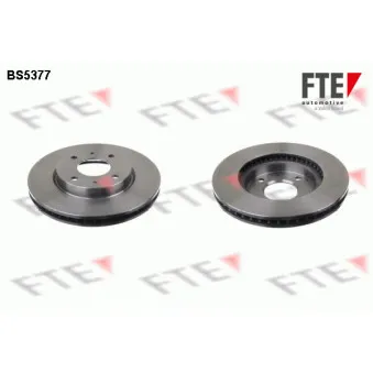 Jeu de 2 disques de frein avant FTE BS5377