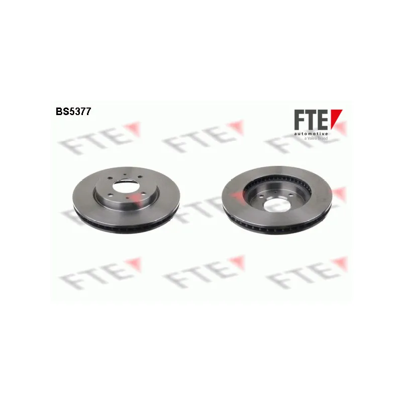 Jeu de 2 disques de frein avant FTE BS5377