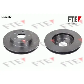 Jeu de 2 disques de frein avant FTE BS5382