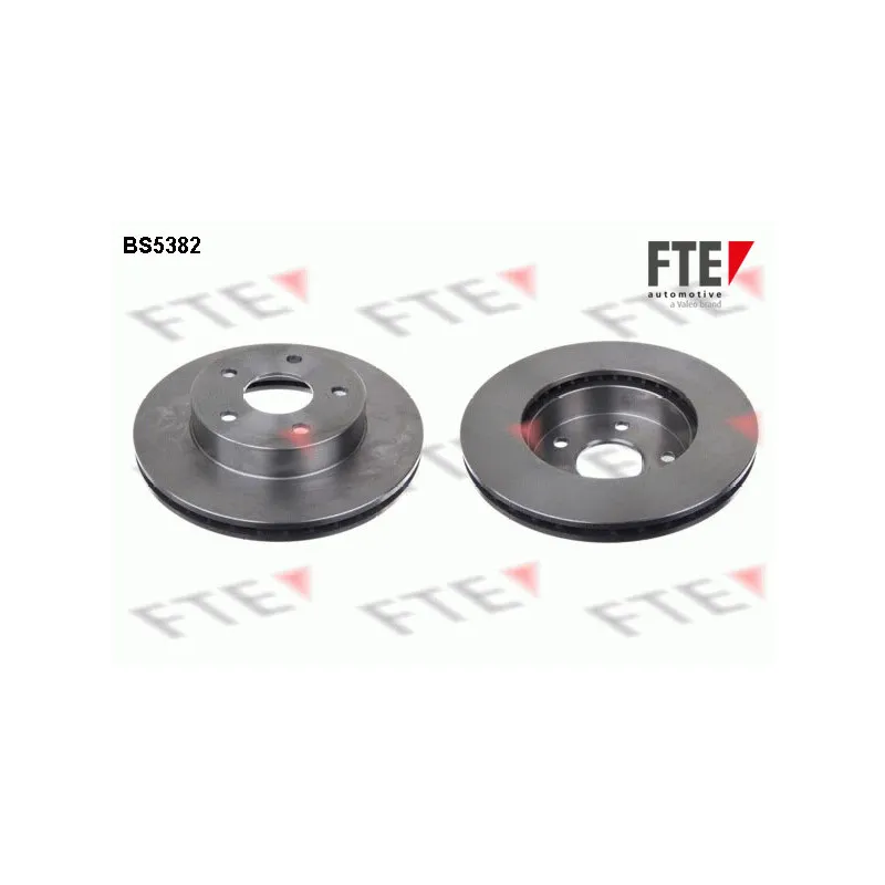 Jeu de 2 disques de frein avant FTE BS5382