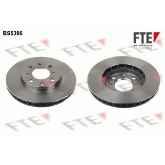 Jeu de 2 disques de frein avant FTE BS5386