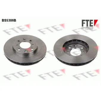 Jeu de 2 disques de frein avant FTE BS5386B