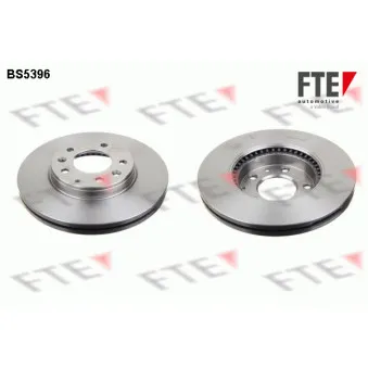 Jeu de 2 disques de frein avant FTE BS5396