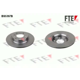 Jeu de 2 disques de frein arrière FTE BS5397B
