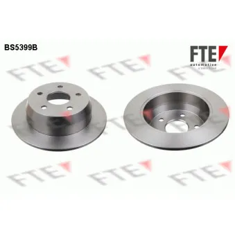 Jeu de 2 disques de frein arrière FTE BS5399B