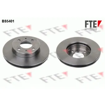 Jeu de 2 disques de frein avant FTE BS5401