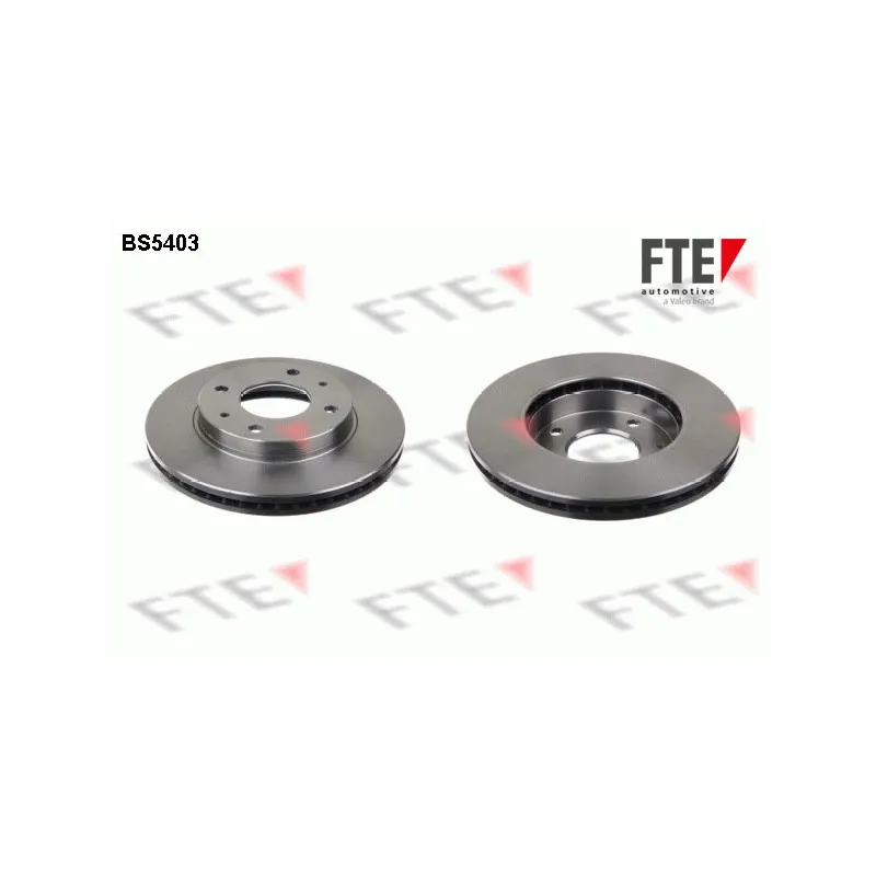 Jeu de 2 disques de frein avant FTE BS5403