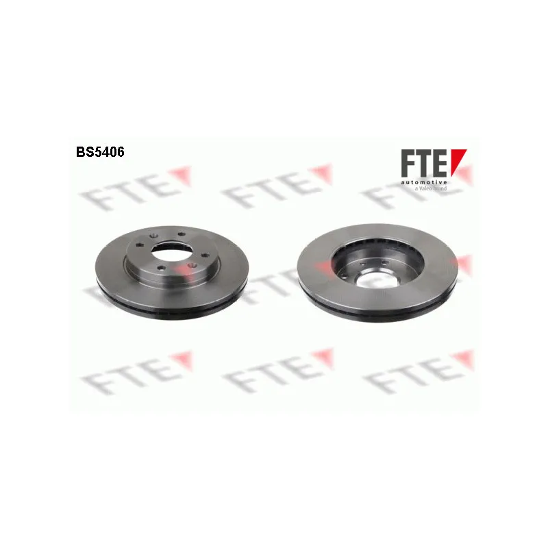 Jeu de 2 disques de frein avant FTE BS5406