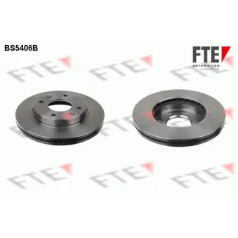 Jeu de 2 disques de frein avant FTE BS5406B