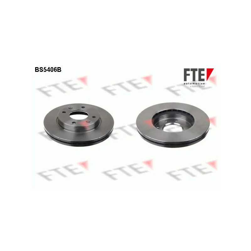 Jeu de 2 disques de frein avant FTE BS5406B