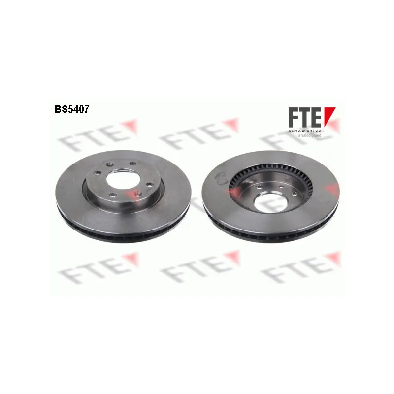 Jeu de 2 disques de frein avant FTE BS5407