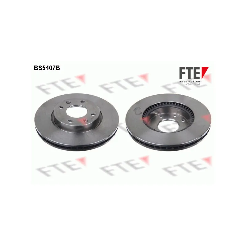 Jeu de 2 disques de frein avant FTE BS5407B