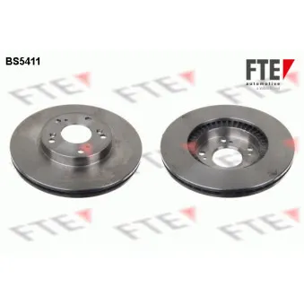 Jeu de 2 disques de frein avant FTE BS5411