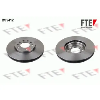 Jeu de 2 disques de frein avant FTE BS5412