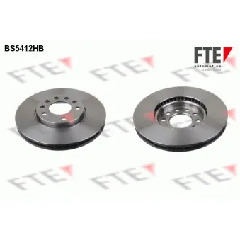 Jeu de 2 disques de frein avant FTE BS5412HB
