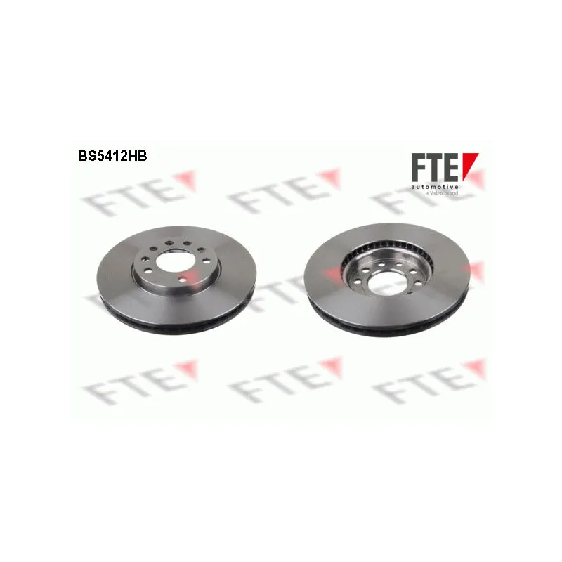 Jeu de 2 disques de frein avant FTE BS5412HB