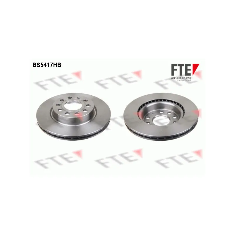 Jeu de 2 disques de frein avant FTE BS5417HB