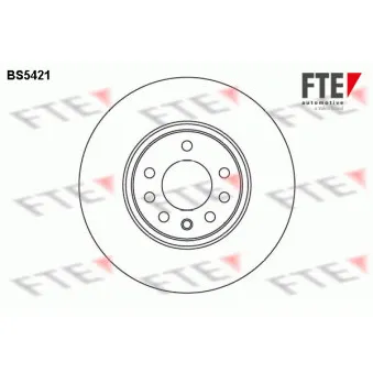 Jeu de 2 disques de frein avant FTE BS5421