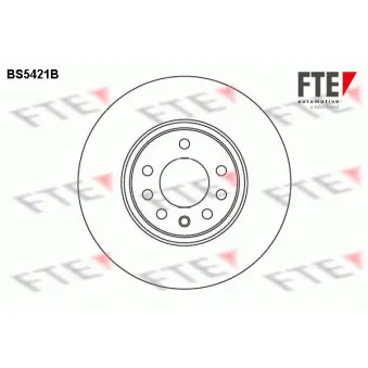 Jeu de 2 disques de frein avant FTE BS5421B