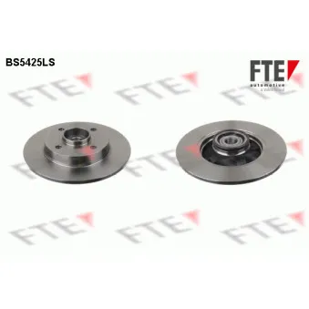 Jeu de 2 disques de frein arrière FTE