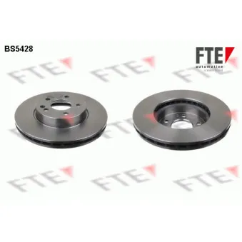 Jeu de 2 disques de frein avant FTE BS5428