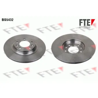 Jeu de 2 disques de frein arrière FTE BS5432