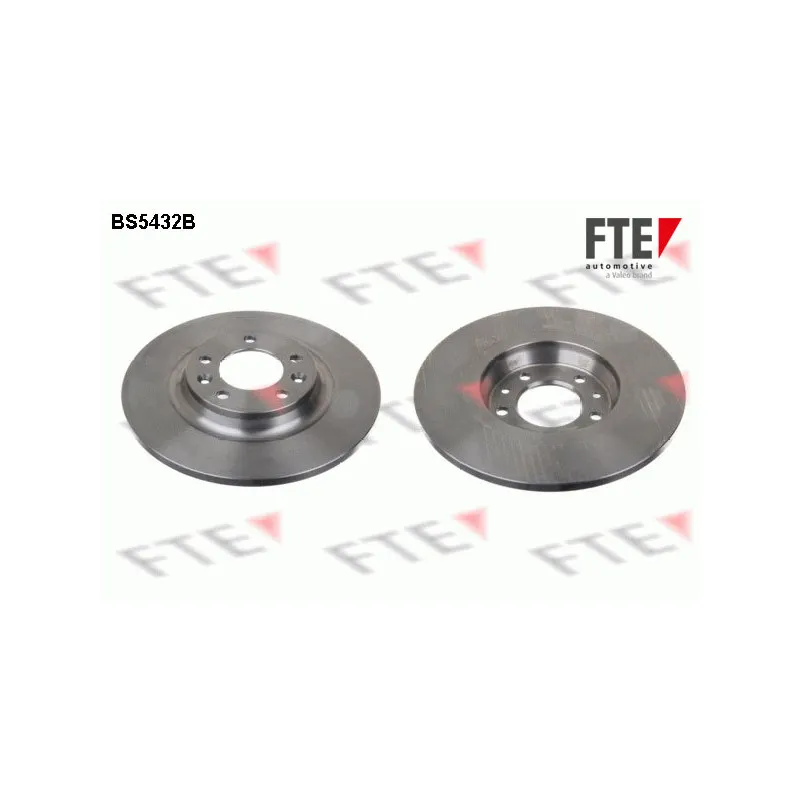 Jeu de 2 disques de frein arrière FTE BS5432B