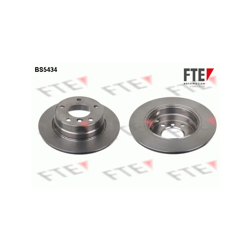 Jeu de 2 disques de frein arrière FTE BS5434