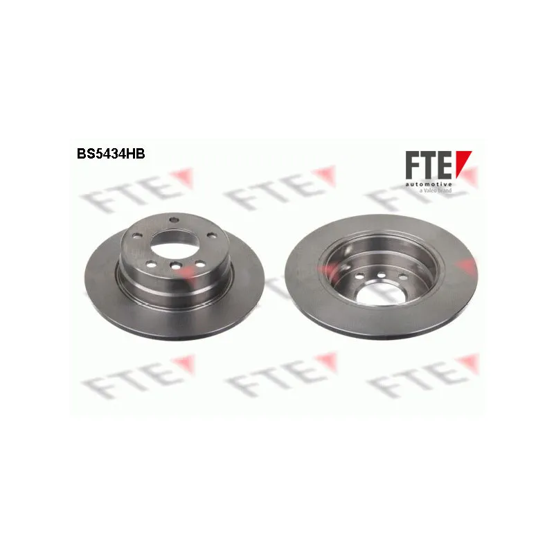 Jeu de 2 disques de frein arrière FTE BS5434HB