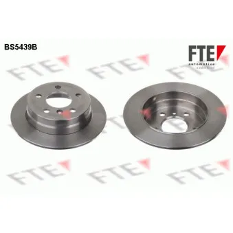 Jeu de 2 disques de frein arrière FTE