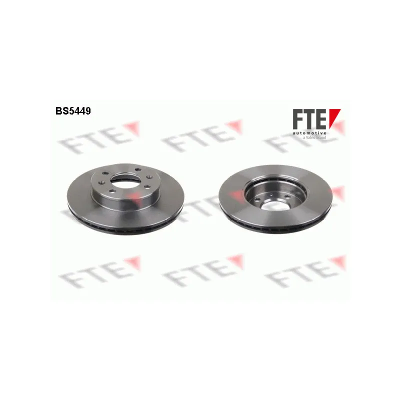 Jeu de 2 disques de frein avant FTE BS5449