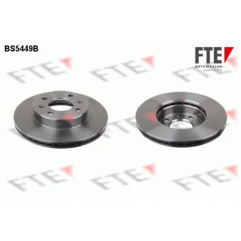 Jeu de 2 disques de frein avant FTE BS5449B