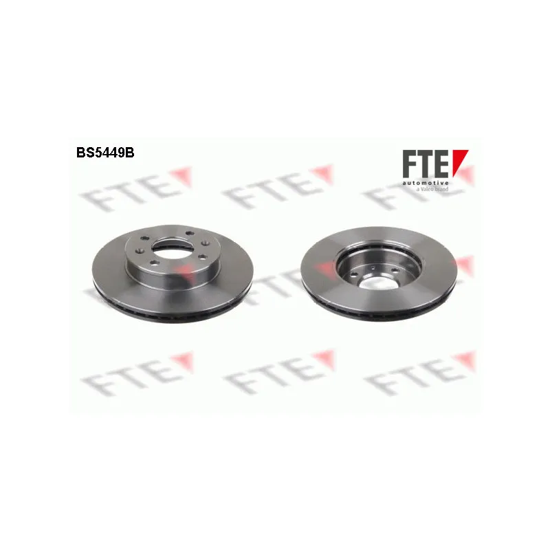 Jeu de 2 disques de frein avant FTE BS5449B