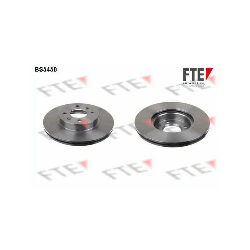 Jeu de 2 disques de frein avant FTE BS5450