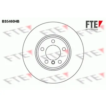 Jeu de 2 disques de frein avant FTE