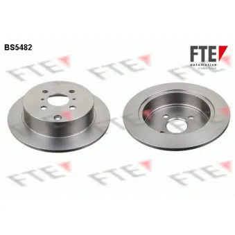 Jeu de 2 disques de frein arrière FTE BS5482