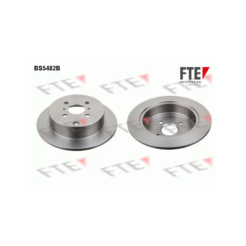 Jeu de 2 disques de frein arrière FTE BS5482B