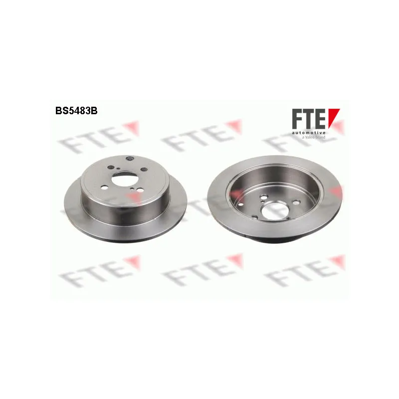 Jeu de 2 disques de frein arrière FTE BS5483B