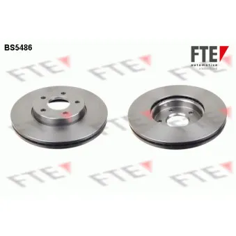 Jeu de 2 disques de frein avant FTE BS5486