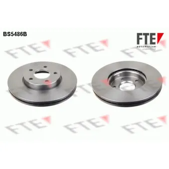 Jeu de 2 disques de frein avant FTE BS5486B