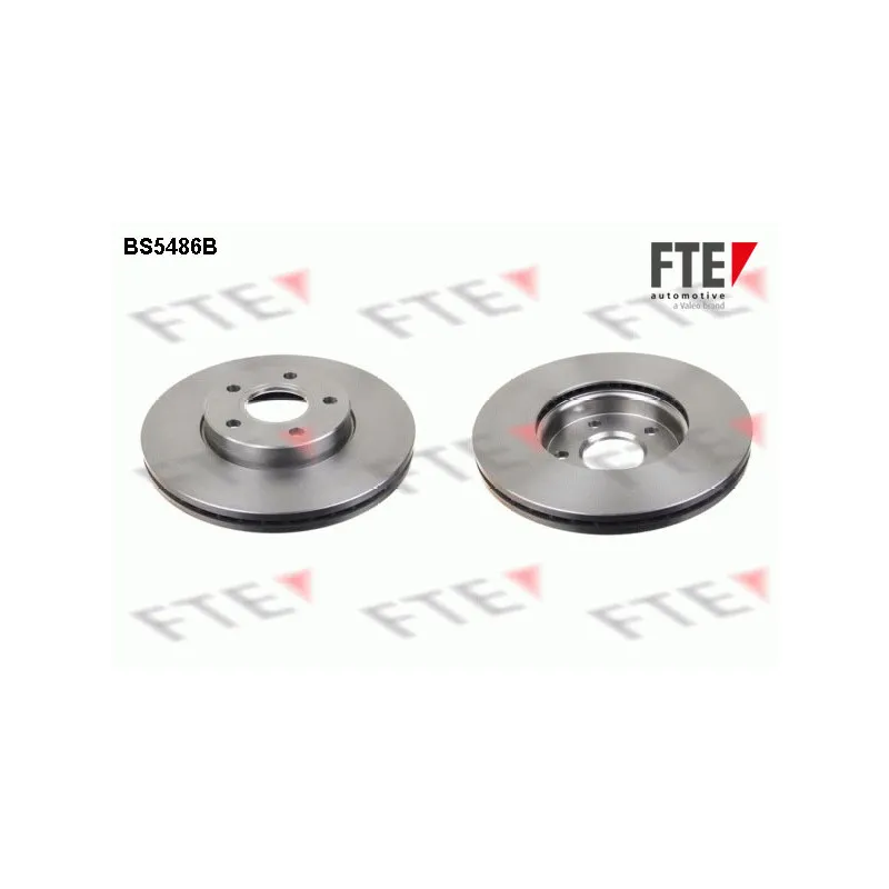 Jeu de 2 disques de frein avant FTE BS5486B