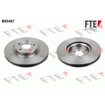 Jeu de 2 disques de frein avant FTE BS5487