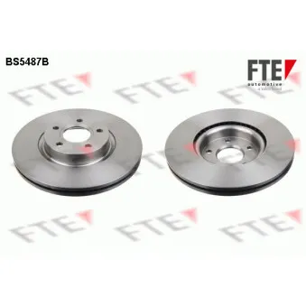 Jeu de 2 disques de frein avant FTE BS5487B