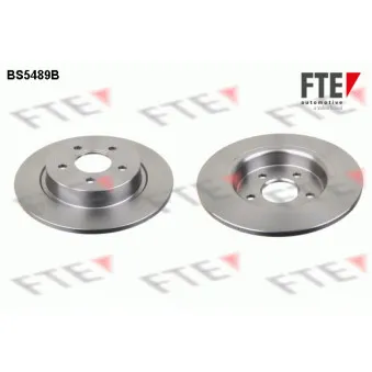 Jeu de 2 disques de frein arrière FTE BS5489B