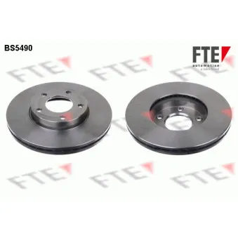 Jeu de 2 disques de frein avant FTE BS5490